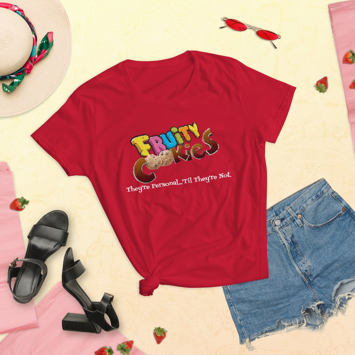 Fruity Cookies T Shirt - Mormon Wives Inspired Tee for Women